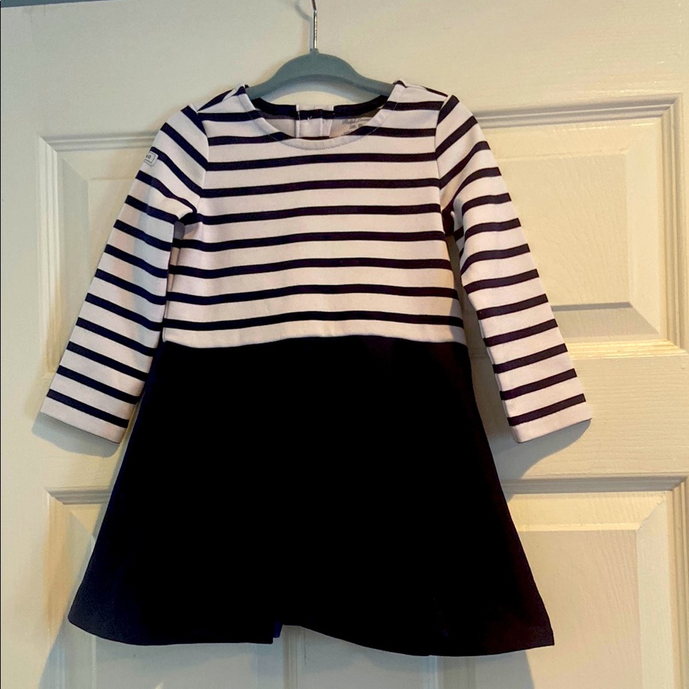Striped Navy and White Ralph Lauren Polo Dress